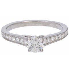 Cartier Diamond Platinum Engagement Ring