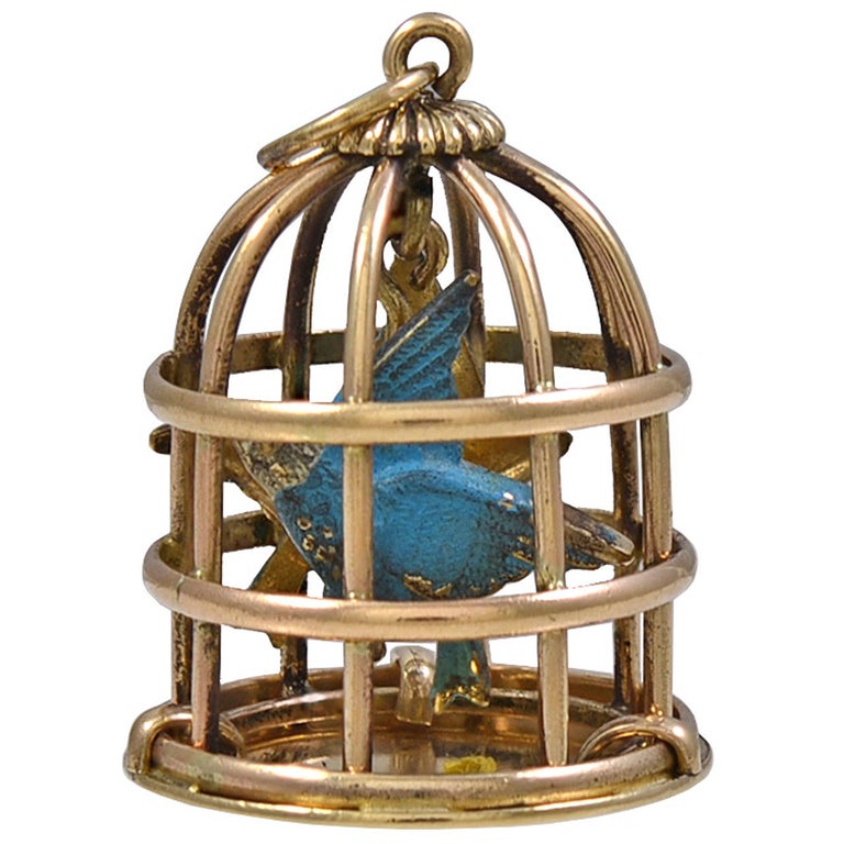 Pandora birdcage charm top