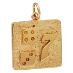 Vintage Lucky 7 Dice Charm 