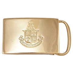 Tiffany & Co. Gold Belt Buckle