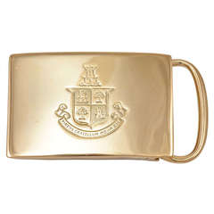 Tiffany & Co. Gold Belt Buckle