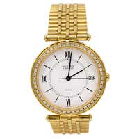 Chopard Lady's Yellow Gold Heart-Shaped Happy Diamond Wristwatch at ...