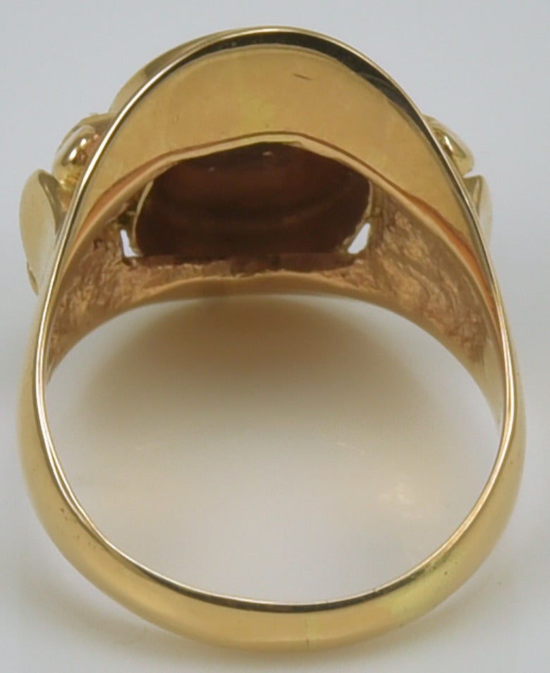 Rose Gold Anchor Themed Ring