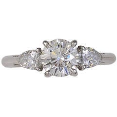 Tiffany & Co. Diamond Platinum Engagement Ring 12