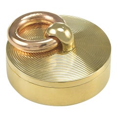 Cartier Gold Pill Box