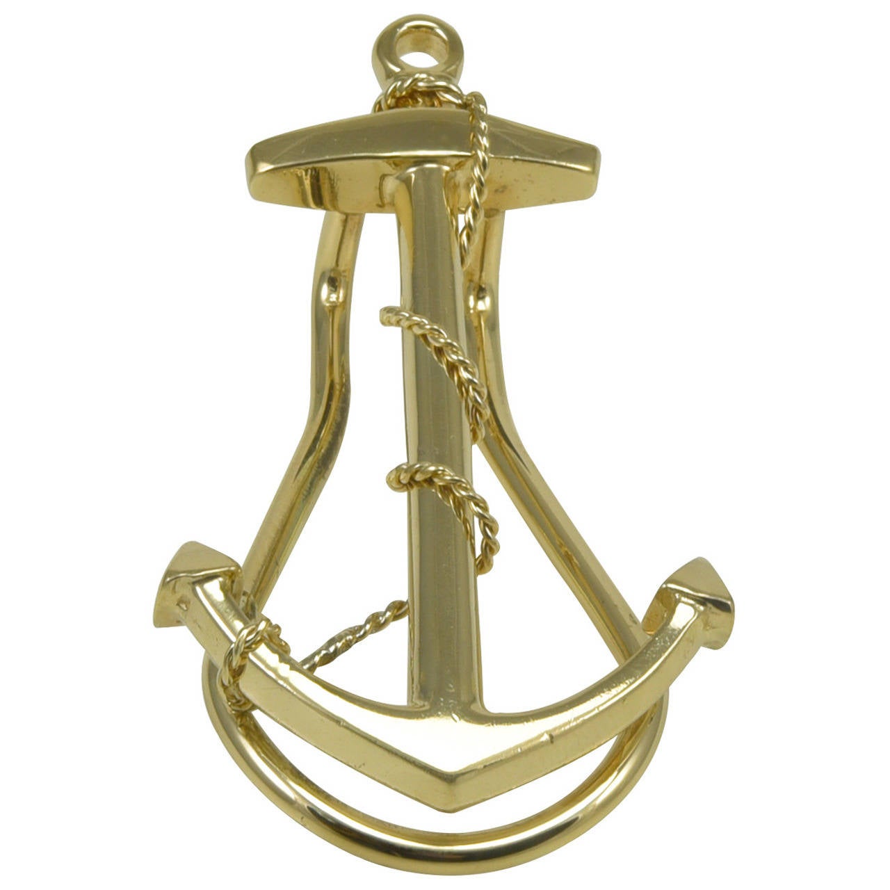 Gold  Anchor Money Clip