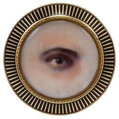 "Lady's Eye" Antique Lapel Pin