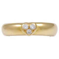 Vintage TIFFANY & CO Ring with Diamond Heart