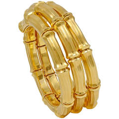 Cartier Gold Bamboo Bracelet