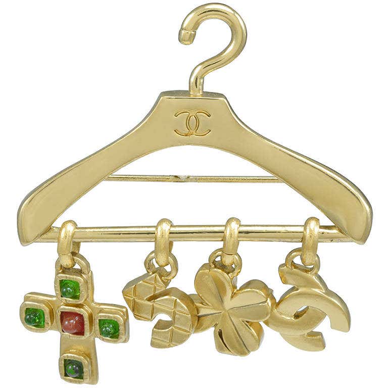 Chanel Hanger Pin For Sale at 1stDibs
