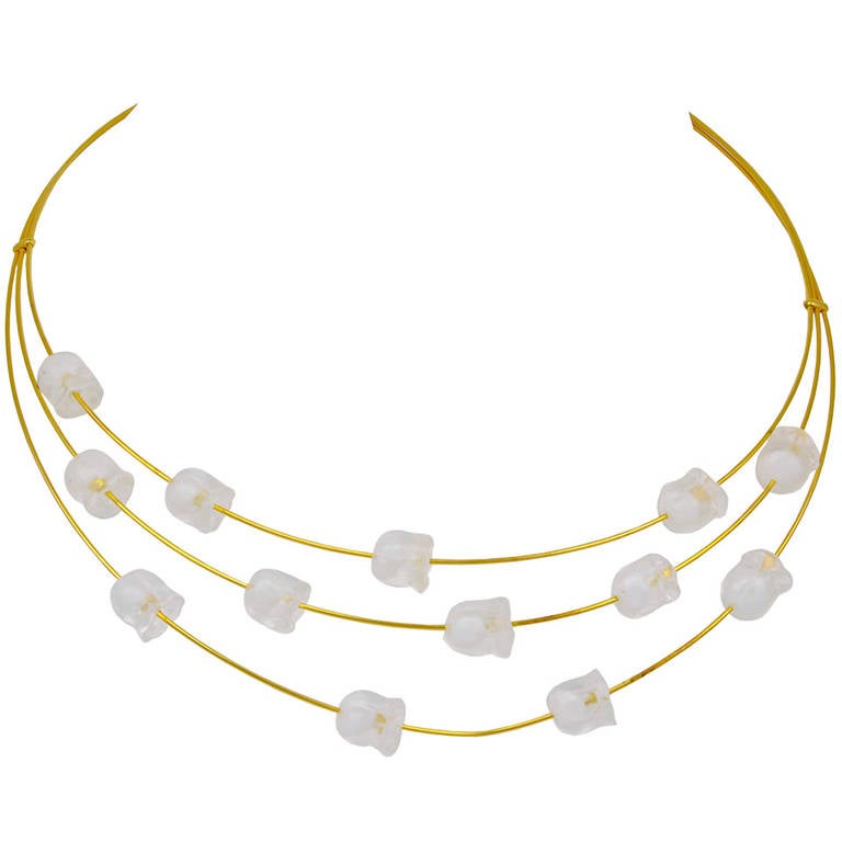 Collier Muguet de Lalique sur 1stDibs | collier lalique muguet