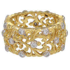 Buccellati Diamond Gold Band 5