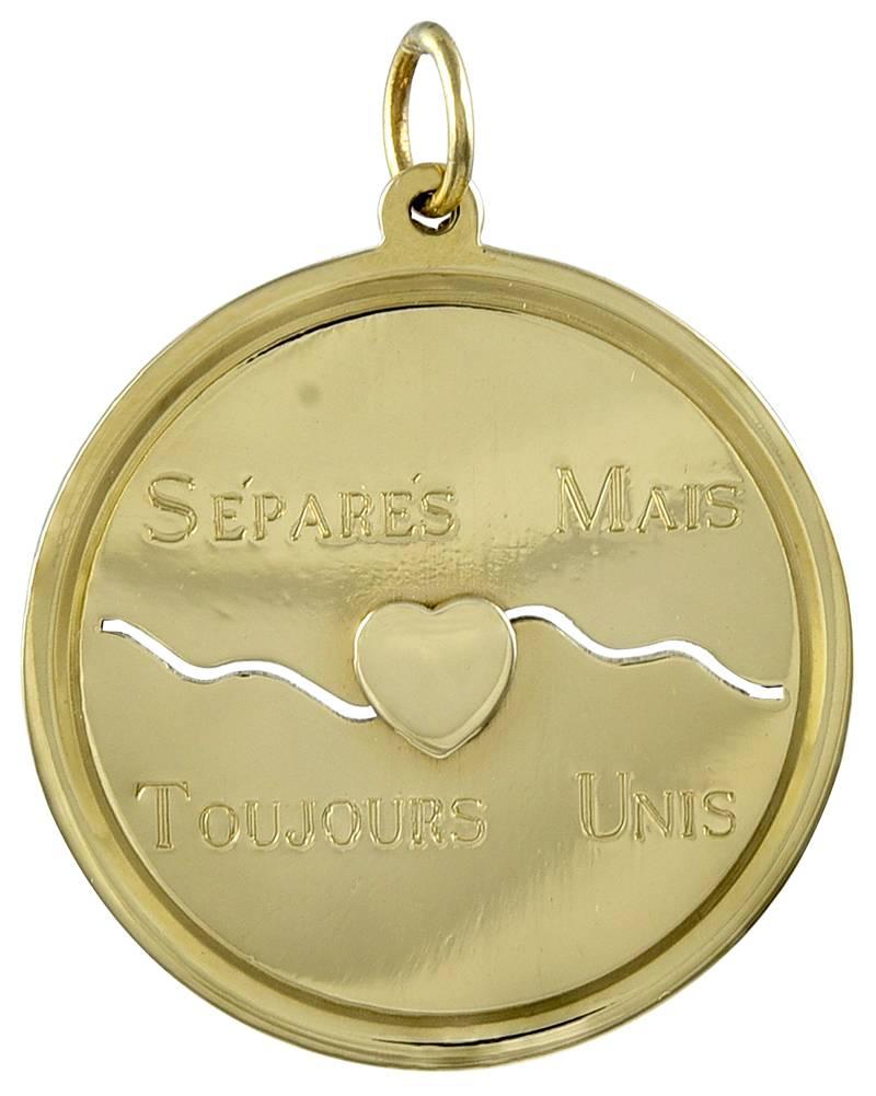 Great Gold Charm: Apart But Always Together