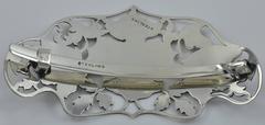 Large Art Nouveau Sterling Barrette