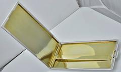 TIFFANY & CO. Large Sterling & Enamel Fish Cigarette Box