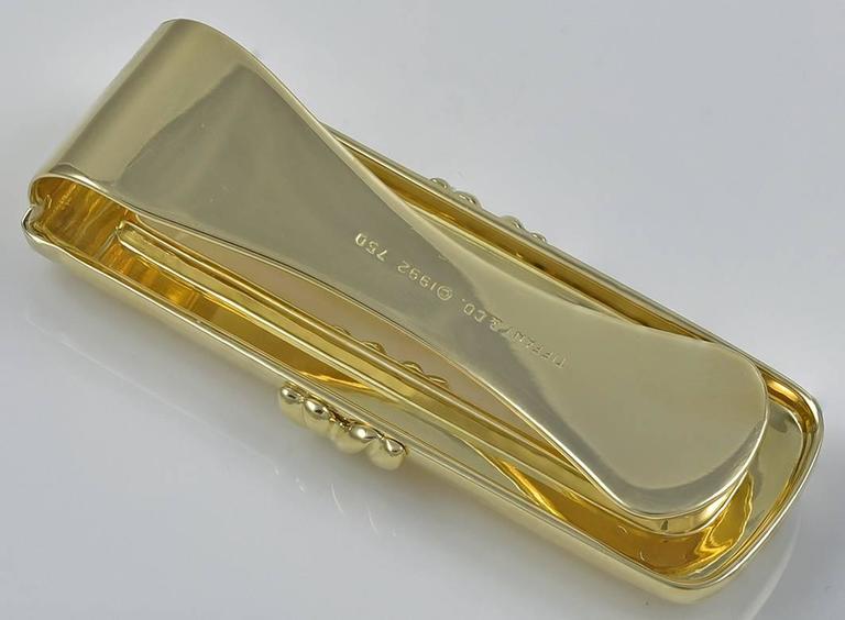 Tiffany and Co. Gold Money Clip at 1stDibs tiffany gold money clip