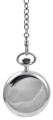 Tiffany & Co. Sterling Silber Taschenuhr und Kette