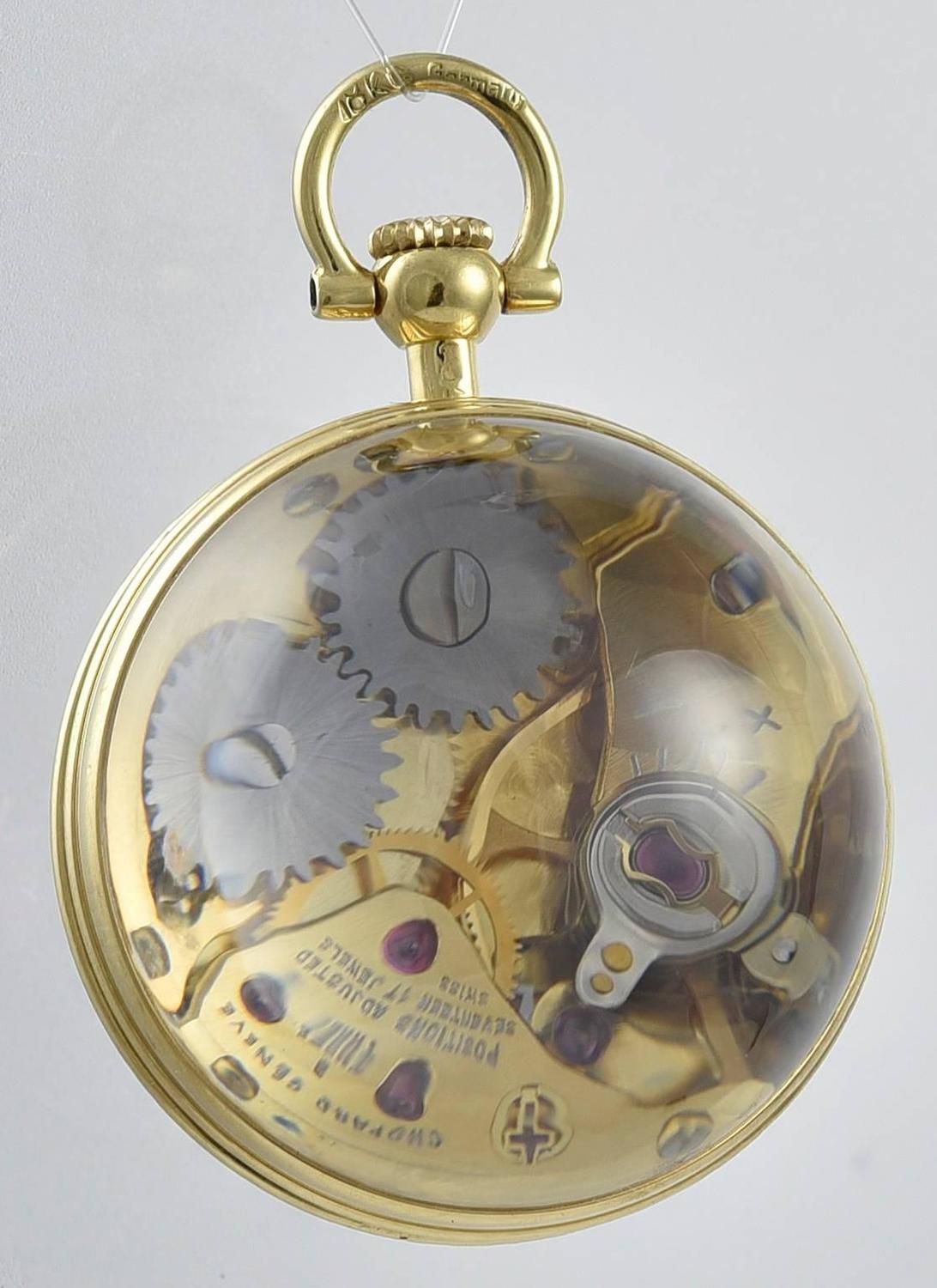 Tiffany and Co. Crystal Gold Clock Pendant at 1stdibs