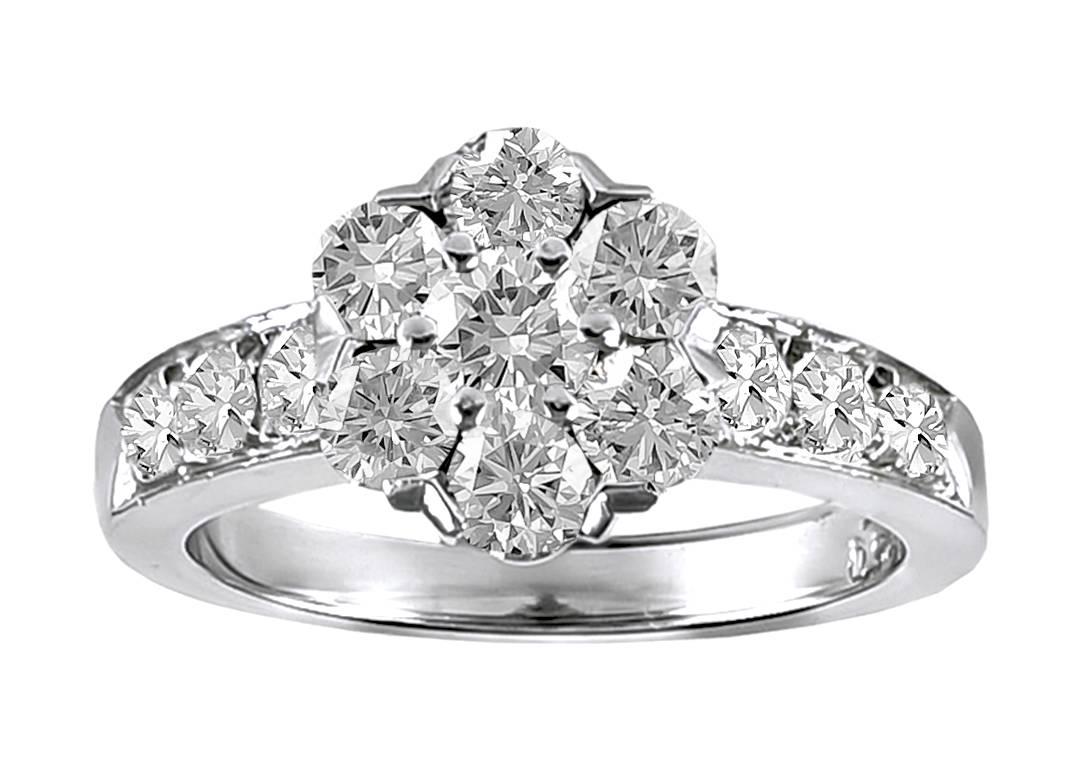Van Cleef & Arpels Fleurette Diamond Gold Ring 1