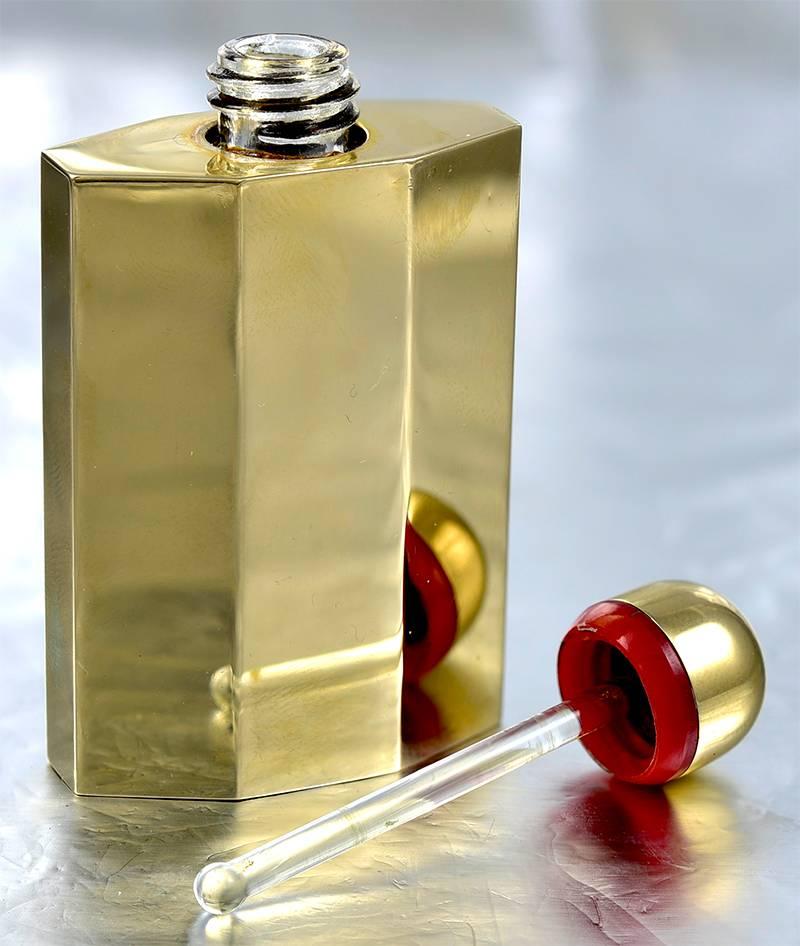gold perfume bottle