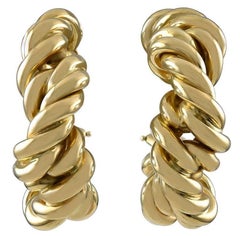 Tiffany & Co. Gold Hoop Earrings
