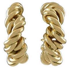 Tiffany & Co. Gold Hoop Earrings