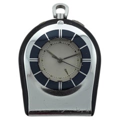 Vintage Jaeger-LeCoultre Art Deco Folding Travel & Desk Alarm Clock