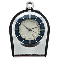 Vintage Jaeger-LeCoultre Art Deco Folding Travel & Desk Alarm Clock