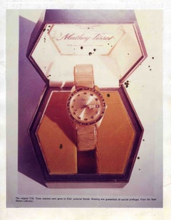 Rare 1970s Mathey-Tissot Automatic 'Elvis Presley' Custom Bezel Watch