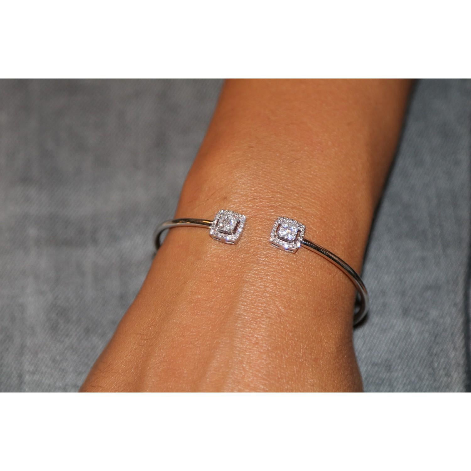 diamond cuff bangle bracelet