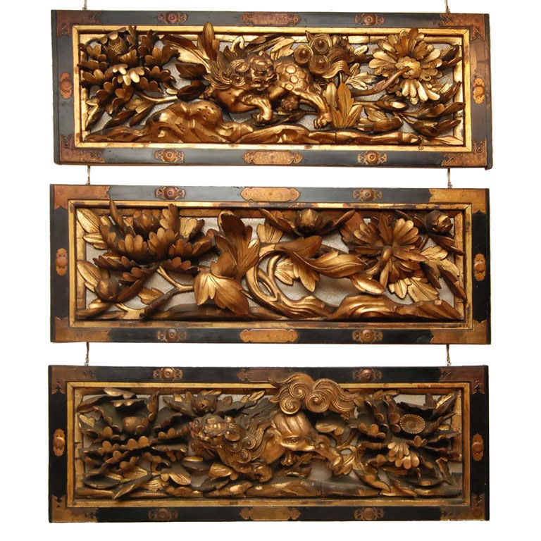 Japanese wood carving panel (Ranma) at 1stDibs japanese ranma panels