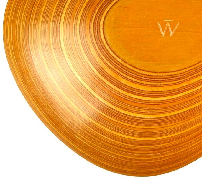 Carved Plywood "Leaf" Bowl by Tapio Wirkkala at 1stDibs