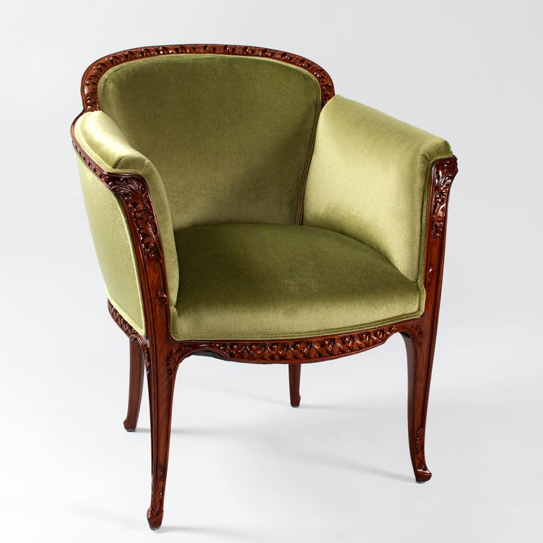 Louis Majorelle French Art Nouveau "Auberpines" Salon Suite at 1stDibs