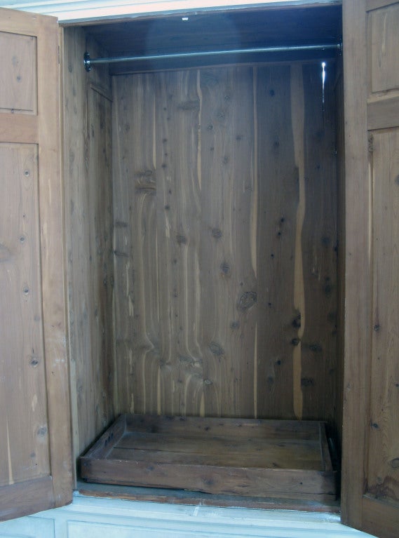 Antique Custom Cedar Lined Freestanding Armoire Closet at 1stDibs