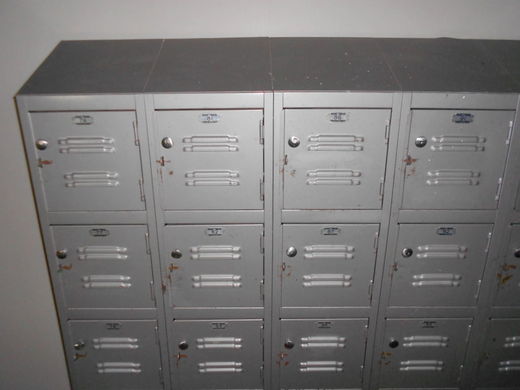 Industrial Steel Storage Lockers at 1stDibs industrial storage lockers