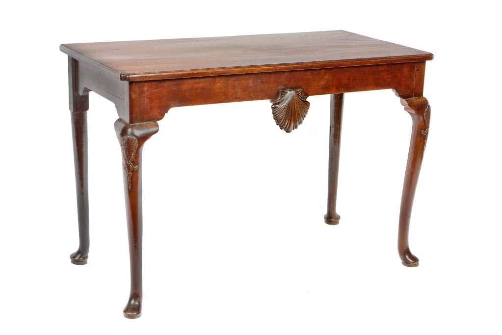 Irish Mahogany Console Table For Sale at 1stDibs