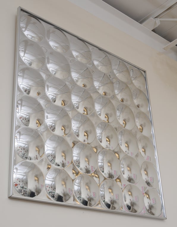 VINTAGE CONVEX BUBBLE MIRROR at 1stDibs vintage bubble mirror, bubble