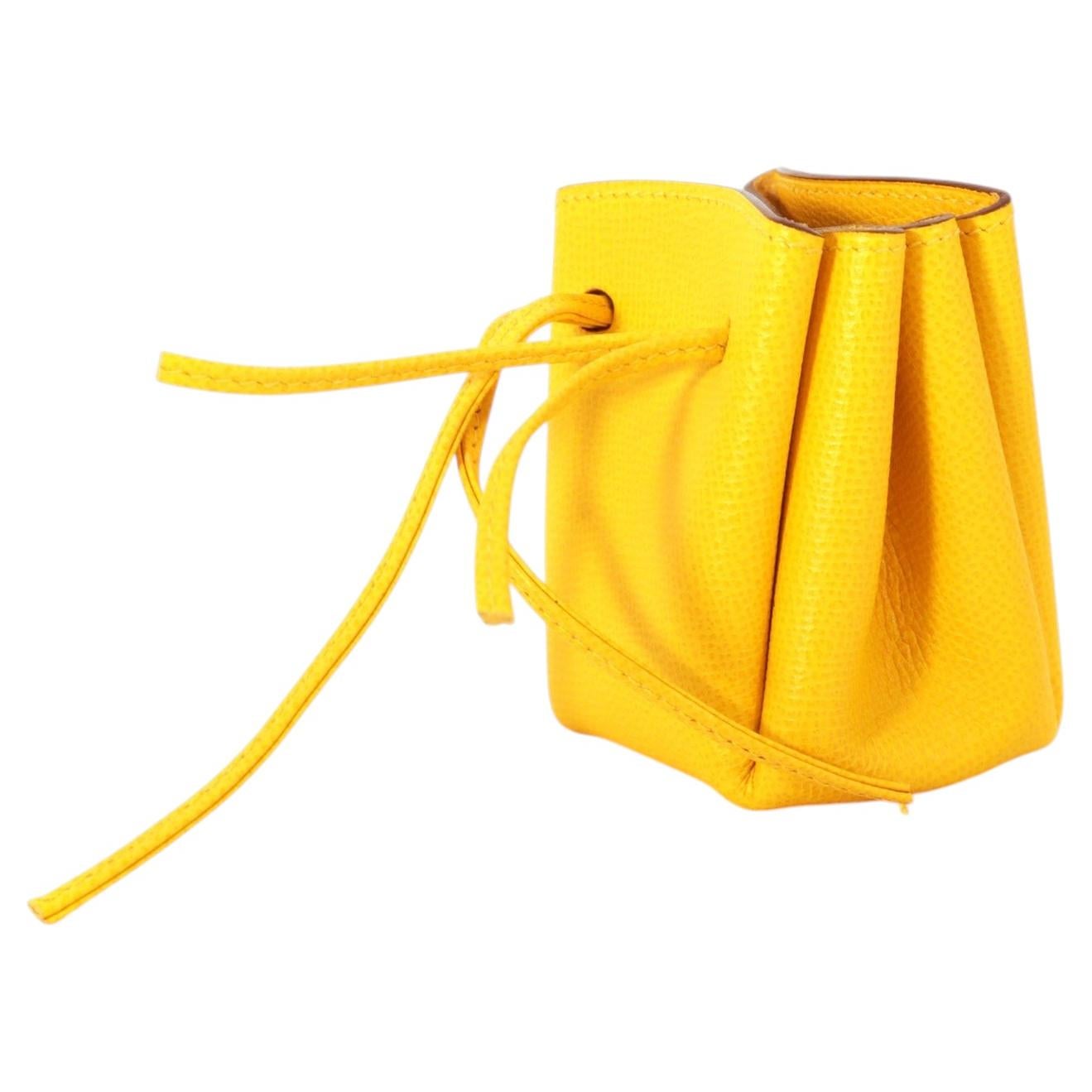 Hermès Vespa Pouch Epsom Yellow For Sale