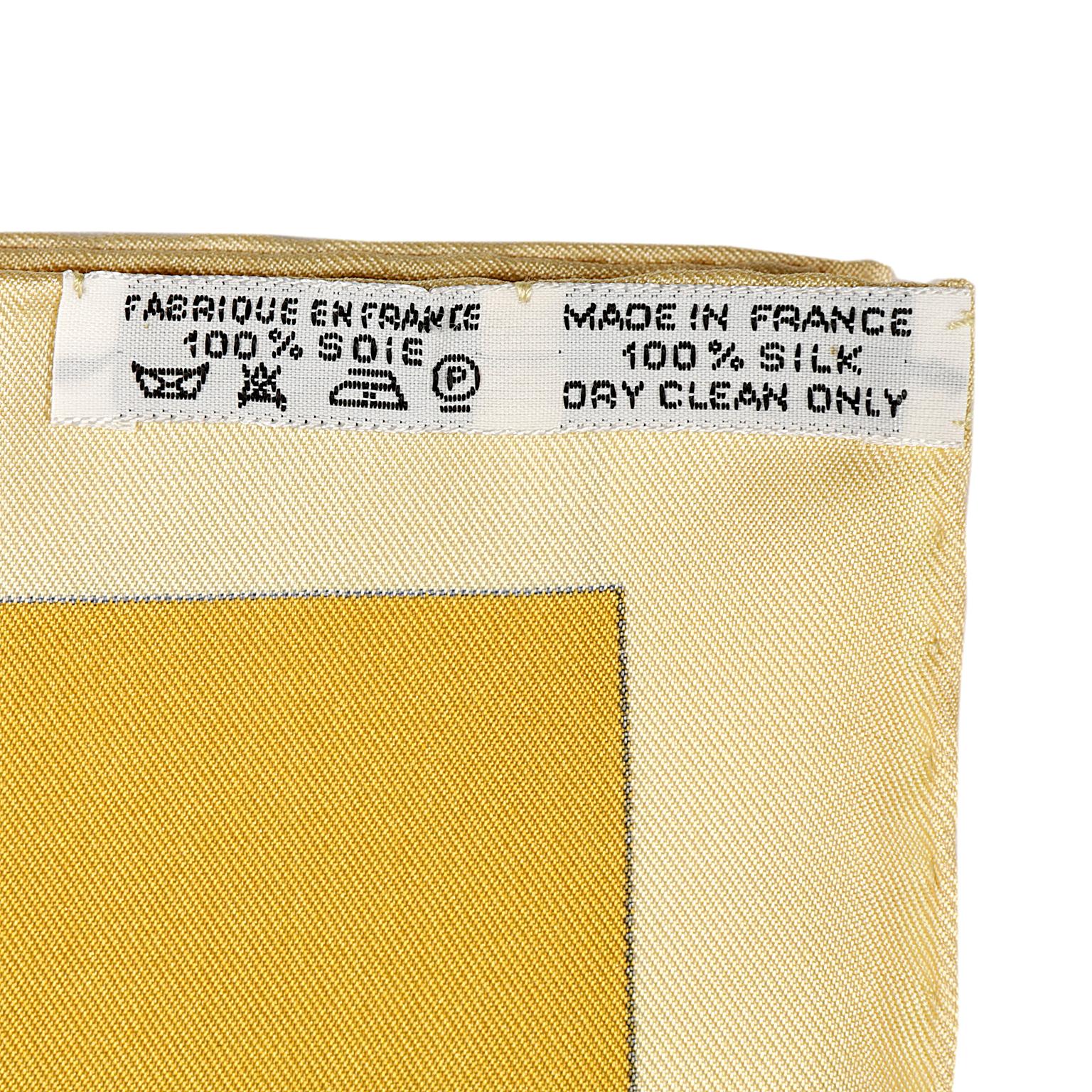 Hermès Parures des Sables 90 cm Silk Scarf For Sale 4