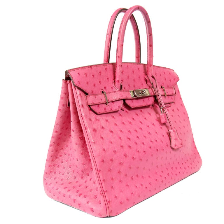 Pink Ostrich Birkin Bag - www.inf-inet.com