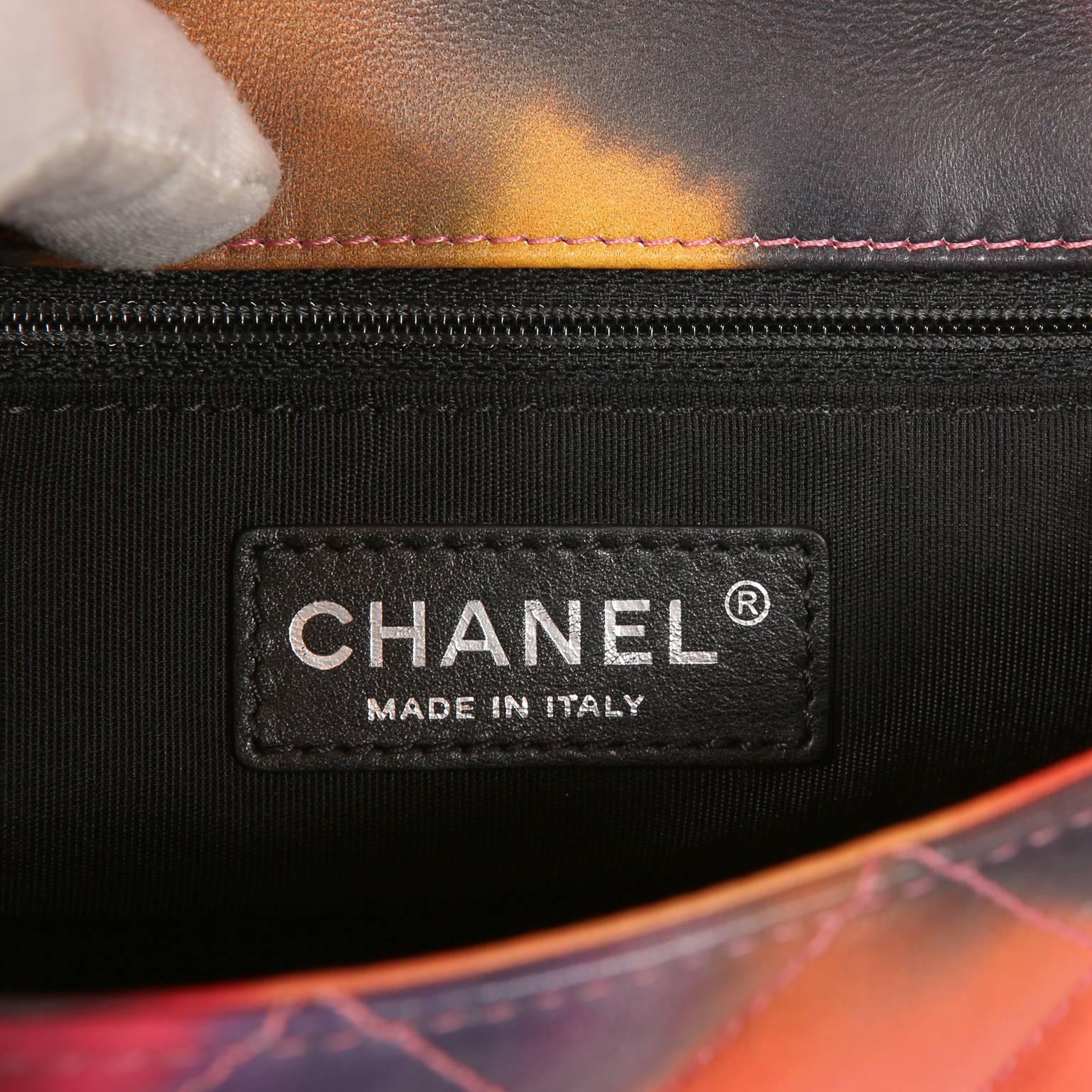 Chanel Printed Watercolor Mini Classic Flap Bag- Special Edition 4