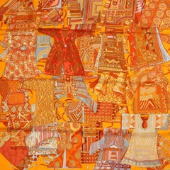 Hermès Voyage en Etoffes 90 cm Silk Scarf