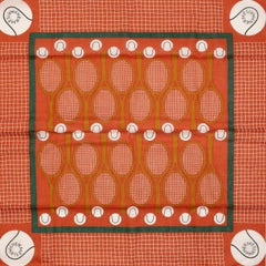 Hermès Tennis 70 cm Cotton Scarf