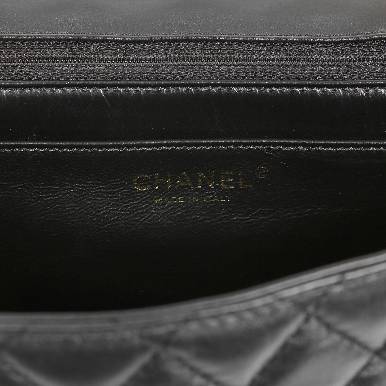 Chanel Black Quilted Leather Mademoiselle Flap Bag 2