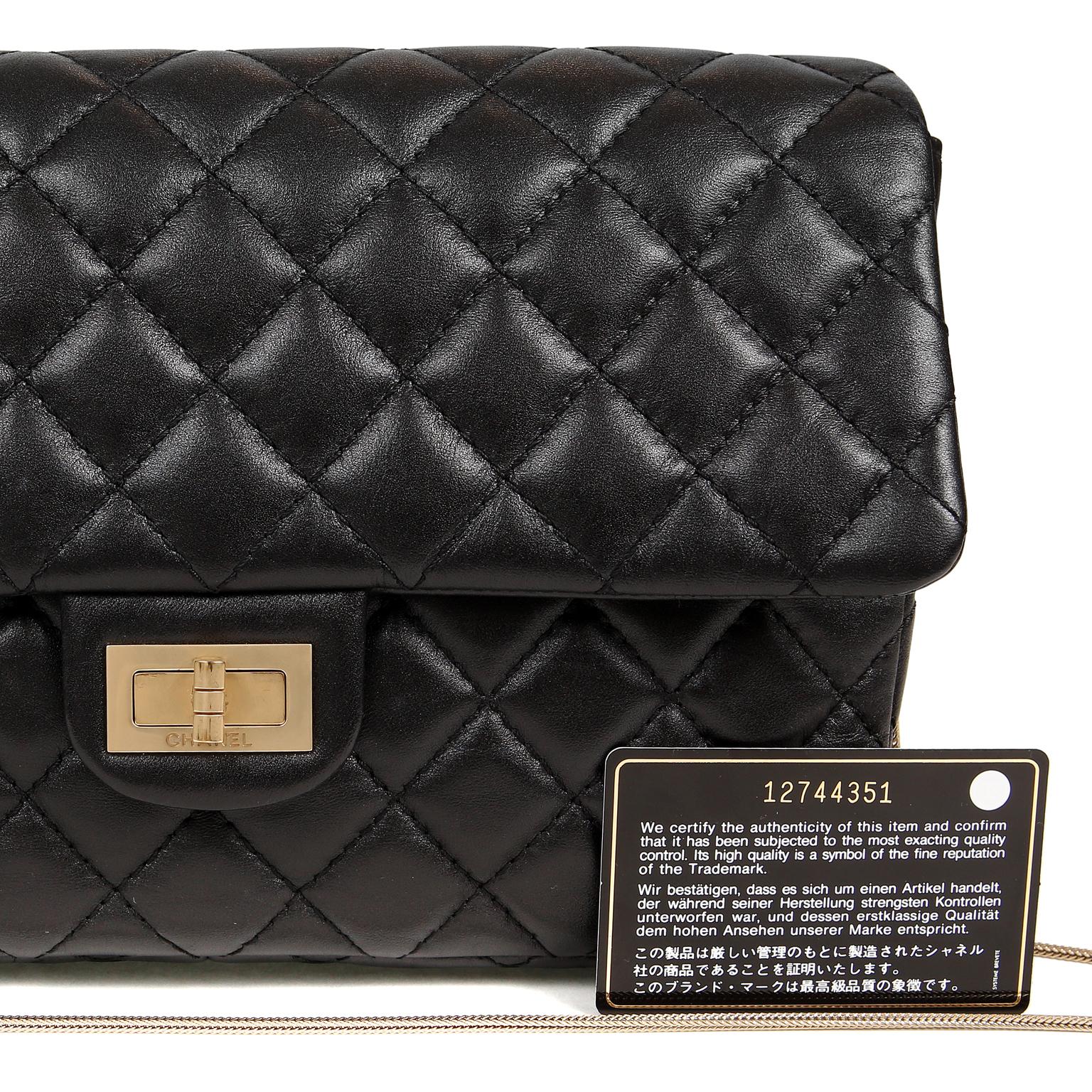 Chanel Black Quilted Leather Mademoiselle Flap Bag 4