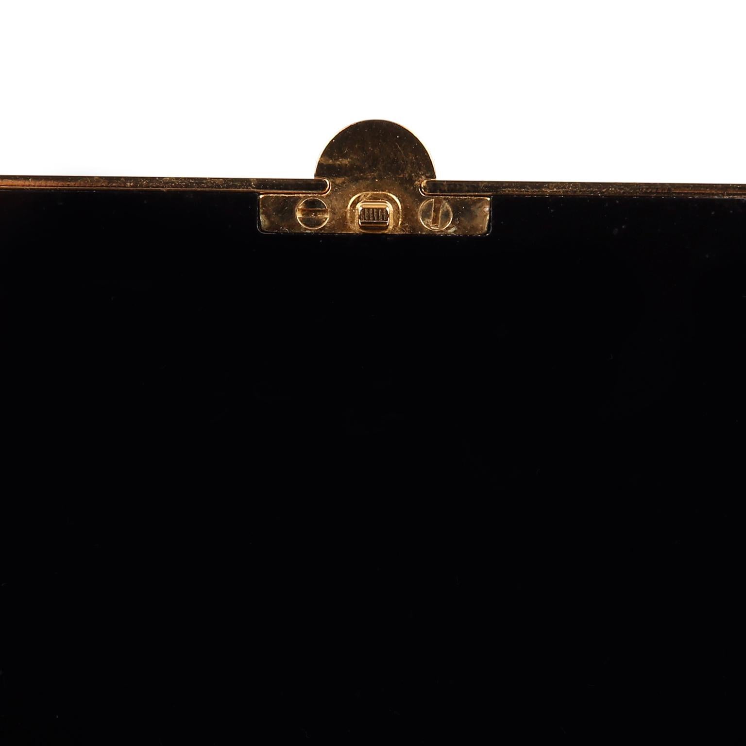 Chanel Black Resin Evening Bag with GHW 7