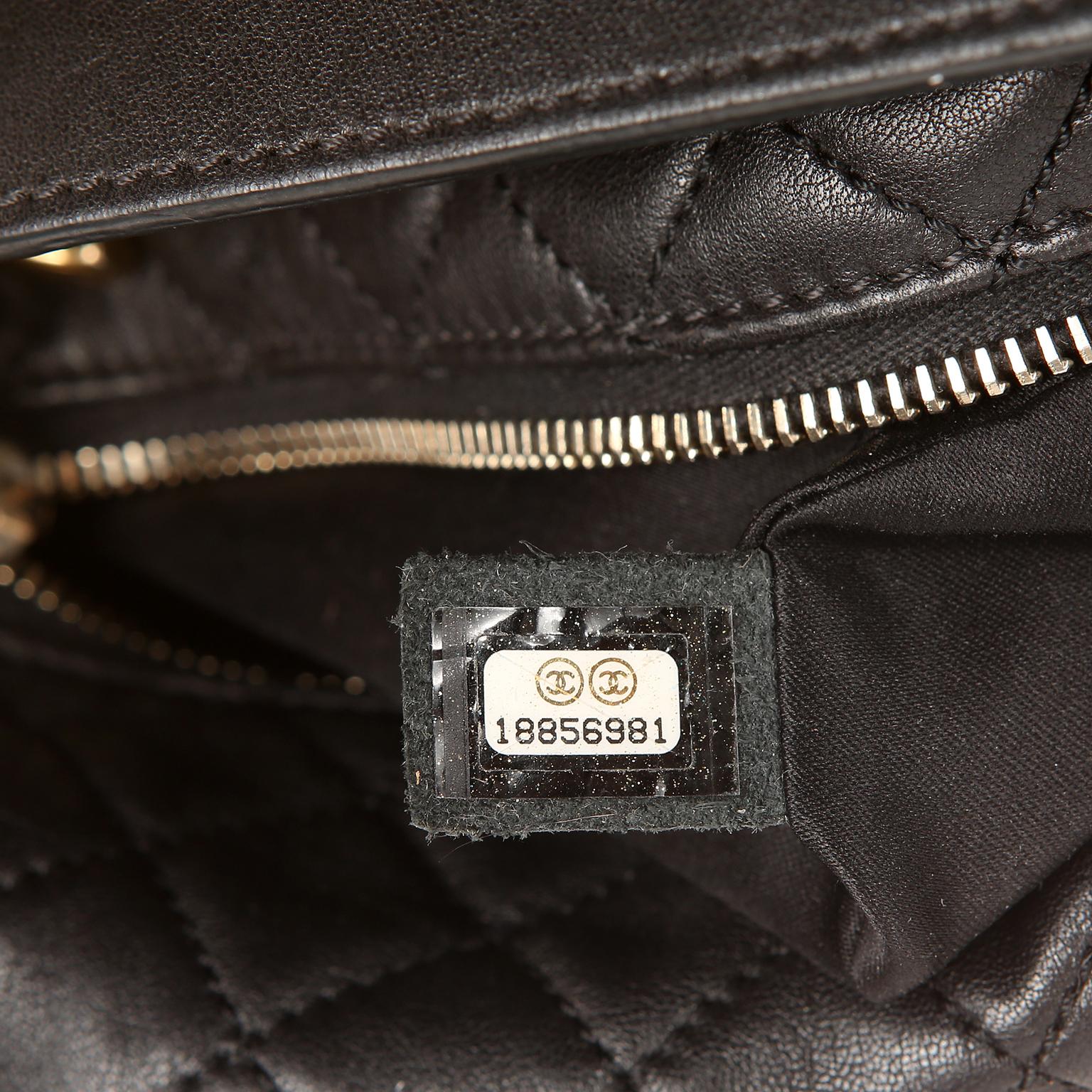 Chanel Black Quilted Leather Crossbody Bag 5
