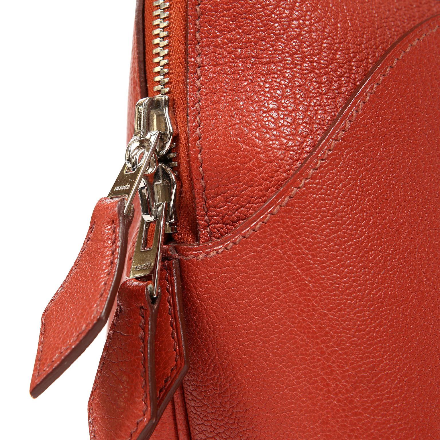 Women's or Men's Hermes Coq de Roche Chevre Web Bolide 1923 Bag- 30 cm
