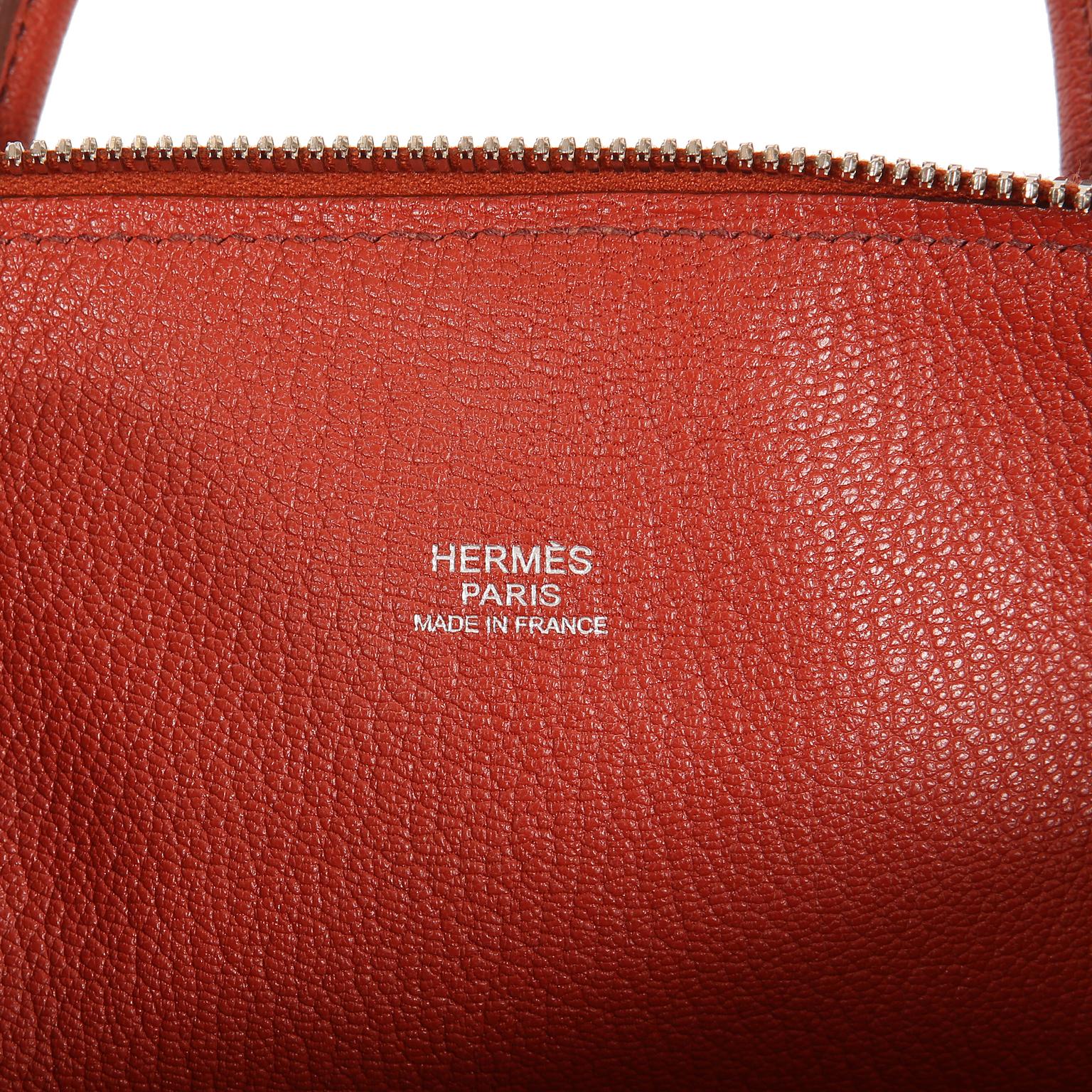 Hermes Coq de Roche Chevre Web Bolide 1923 Bag- 30 cm 9