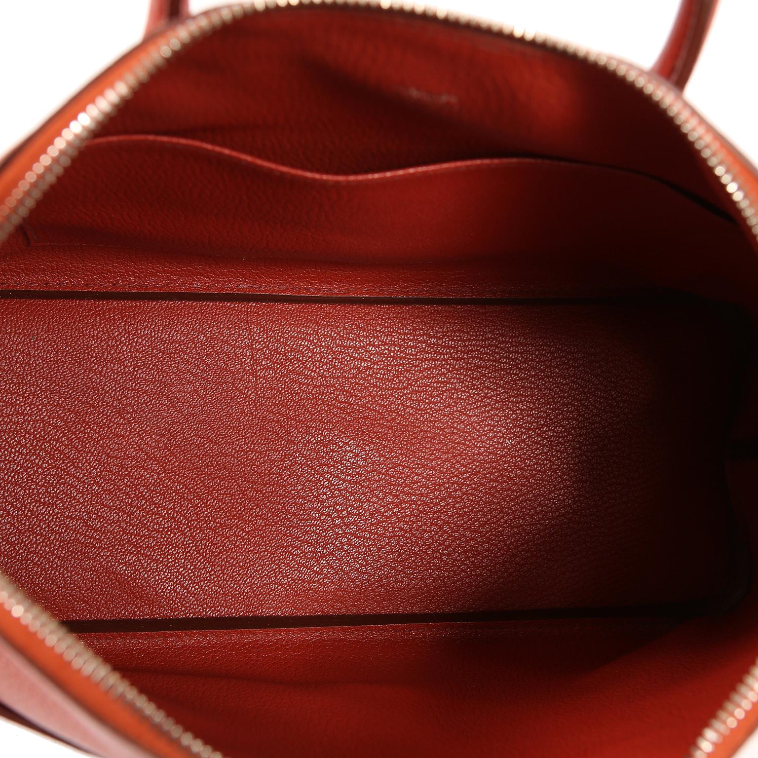 Hermes Coq de Roche Chevre Web Bolide 1923 Bag- 30 cm 10